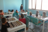 BEYKENT OKYANUS KOLEJİ OKUL ÖNCESİ GÖKKUŞAĞI GRUBU SATRANÇ DERSİNDE