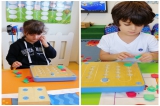 Beykent Okyanus Koleji Okul Öncesi Güneş Grubu Öğrencileri Cubetto Kodlama Dersinde