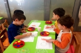 Fatih Okyanus Koleji Gökkuşağı Grubu Sanat Dersinde