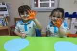 Güneşli Okyanus Koleji Okul Öncesi Çiçekler Grubu Sanat Etkinliği Dersinde