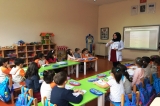 Güneşli Okyanus Koleji Okul Öncesi Gökkuşağı Grubu  Okuma Yazmaya Hazırlık Çalışması Yapıyor