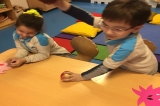 İncek Okyanus Koleji Gezegenler Sınıfı Aile Katılımında Küflenen Elma Etkinliği Yaptılar.