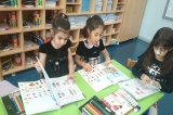 Okyanus Koleji Halkalı Okul Öncesi Ay Grubu Öğrencileri Okuma Yazmaya  Hazırlık Dersinde.