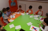 Bahçelievler Okyanus Okul Öncesi Gökkuşağı Grubu Sanat Etkinliği Dersinde