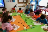 Beykent Okyanus Koleji Okul Öncesi Çiçekler Grubu Öğrencileri Sanat Etkinliğinde