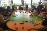Beykent Okyanus Koleji Okul Öncesi Çiçekler Sınıfı sihirli hamur etkinliği yaptılar