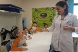 Bornova Okyanus Koleji Okul Öncesi Öğrencileri  Mad Science Dersinde