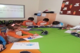 Fatih Okyanus Koleji Anaokulu Öğrencileri İspanyolca Dil Kulübü Dersinde