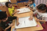 Gezegenler Grubu Öğrencileri Okuma Yazma Etkinliğinde Çizgi Çalışmaları Yaptılar
