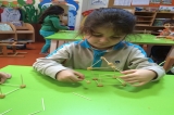 Güneşli Okul Öncesi A Grubu Öğrencileri Nohutlarla Hayal Gücünü Geliştiriyor