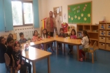 İncek Okyanus Okul Öncesi Yunuslar Grubu Aile katılumı etkinliğinde çiçek diktiler.
