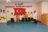 Okul Öncesi Gezegenler Sınıfı İstiklal Marşının Kabul Törenine Katıldı.