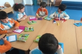 Okul Öncesi Güneş Grubu Sanat Etkinliği Yapıyor.
