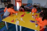 Okyanus Koleji Anaokulu Deniz Yıldızı Grubu Sanat Etkinliği Dersinde