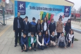 Trafik ve İlkyardım Kulübü öğrencileri ‘’ Halkalı /Atakent Trafik Eğitim Parkında’’