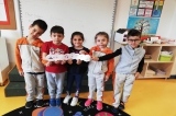 Ataşehir Okyanus Koleji Okul Öncesi Gökkuşağı Grubu Öğrencileri Circle Time Etkinliğinde