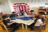 Ataşehir Okyanus Koleji Okul Öncesi Gökkuşağı Grubu Öğrencileri Okuma Yazma Dersinde