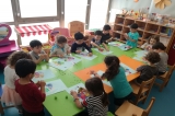 Beykent Okyanus Koleji Okul Öncesi Çiçekler Grubu Öğrencileri Sanat  Etkinliğinde