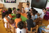 Beykent Okyanus Koleji Okul Öncesi Gökkuşağı Grubu öğrencileri Fen ve Doğa Dersinde