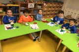 Beykent Okyanus Koleji Okul Öncesi Gökkuşağı Grubu Öğrencileri  Sanat Etkinliğinde