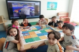 Mavişehir Okyanus Koleji Okul Öncesi Çiçekler Grubu Kodlama Dersinde