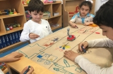 Yıldızlar ve Güneş Grubu İngilizce Dersinde Kendi Şehrini Çiziyor