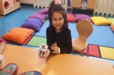 Incek Okyanus College Pre-School Gezegenler Group Students Are Playing With Clothes Dice