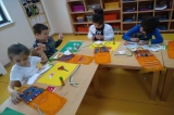 Avcılar Bulutlar Grubu Öğrencileri Sanat Etkinliği Dersinde
