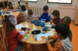 Avcılar Yıldızlar Grubu Öğrencileri Sanat Etkinliği Dersinde
