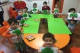 Bahçelievler Okyanus Okul Öncesi Balıklar Grubu Sanat Etkinliği Dersinde