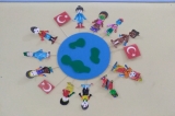 Eryaman Okyanus Koleji Okul Öncesi Bölümü İnciler Sınıfı Öğrencileri Sanat Etkinliğinde