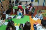 Güneşli Okyanus Koleji Okul Öncesi Gezegenler Grubu Matematik Çalışması Yapıyor