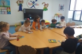 Okul Öncesi Çiçekler Sınıfı Oyun Dersinde Oyun Merkezlerinde Oyunlar Oynandı.