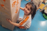Okul Öncesi Öğrencileri Yıldızlar Grubu Öğrencileri Sanat Dersinde