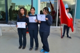 Eda Torlak, Alara Bozkır ve Eylül Ezgi Güneri, Okçuluk'ta İstanbul 3.'sü
