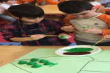 Çekmeköy Okyanus Koleji Okul Öncesi Gökkuşağı Grubu Sanat Etkinliğinde Ağaç Yaptılar