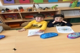 Eryaman Okyanus Koleji Okul Öncesi Bölümü Gezegenler Sınıfı Resim Etkinliğinde