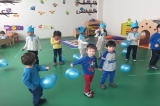 Eryaman Okyanus Koleji Okul Öncesi Bölümü Öğrencileri Mavi Partisinde