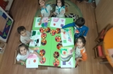 Fatih Okyanus Koleji Bulutlar Grubu Sulu Boya Çalışması Yapıyor