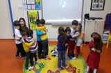 Güneşli Okyanus Koleji Okul Öncesi Balıklar Grubu Sayılar Oyunu Oynuyor