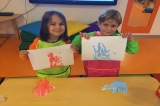 Kemerburgaz Okyanus Koleji Yıldızlar Grubu Öğrencileri Art&Craft Etkinliğinde “Kolay Ebru Çalışması” Gerçekleştirdiler