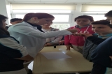 Adana Okyanus Koleji Ortaokul Öğrencileri Matematik Materyalini Kendi Yapıyor.