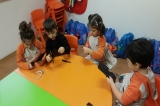 Bahçelievler Okyanus Okul Öncesi Deniz Yıldızları Grubu Sanat Dersinde