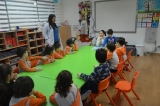 Bahçelievler Okyanus Okul Öncesi Yıldızlar Grubu Öğrencileri Aile Katılım Etkinliğinde Gülçin Hanım İle Beraber