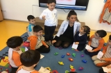 Beykent Okyanus Koleji Okul Öncesi Balıklar Sınıfı Matematik Etkinliği Dersinde