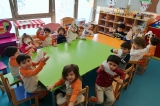 Beykent okyanus Koleji Okul Öncesi Çiçekler Grubu Sanat Etkinliği Zamanı