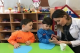 Beykent Okyanus Koleji Okul Öncesi Çiçekler Grubu Öğrencileri Sanat Etkinliğinde