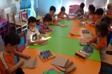 Beykent Okyanus Koleji Okul Öncesi Çiçekler Grubu Öğrencileri Sanat Etkinliğinde