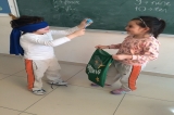 Eryaman Okyanus Koleji 1. Sınıf Öğrencileri "Touch and Guess" Oyunu Oynadılar