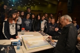 Güzel Sanatlar Lisesi'nde Sanatçı Sait Günel Atölye Çalışması Yaptı